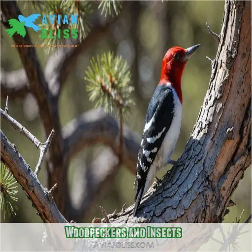 Woodpeckers and Insects