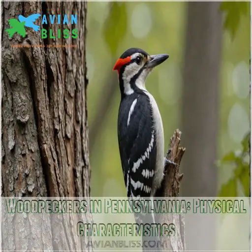 Woodpeckers in Pennsylvania: Physical Characteristics