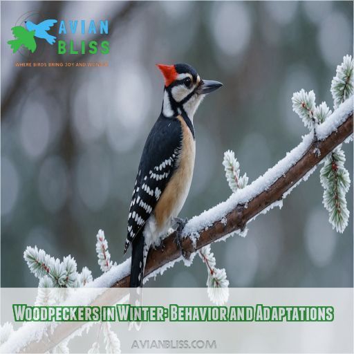 Woodpeckers in Winter: Behavior and Adaptations