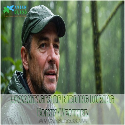 Advantages of Birding During Rainy Weather