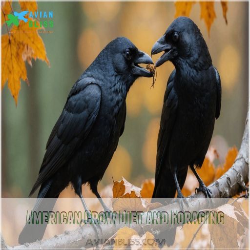 American Crow Diet and Foraging