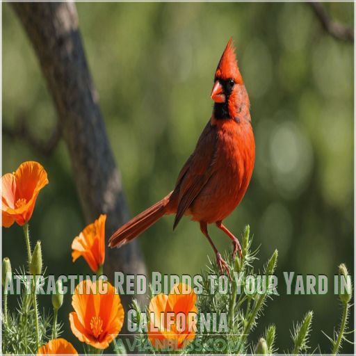 Attracting Red Birds to Your Yard in California