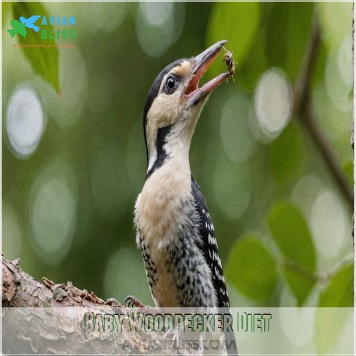 Baby Woodpecker Diet