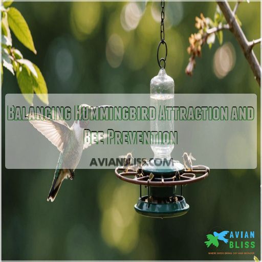 Balancing Hummingbird Attraction and Bee Prevention