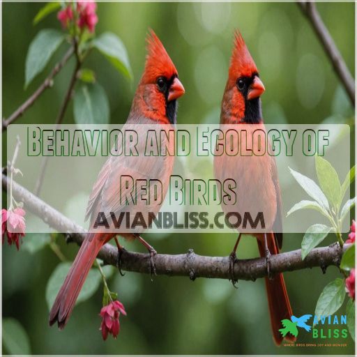 Behavior and Ecology of Red Birds