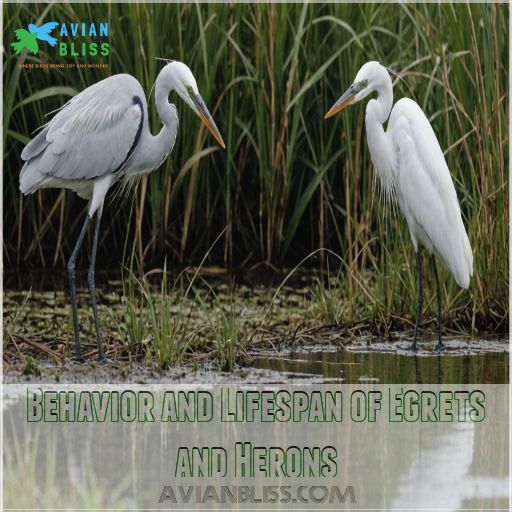 Behavior and Lifespan of Egrets and Herons