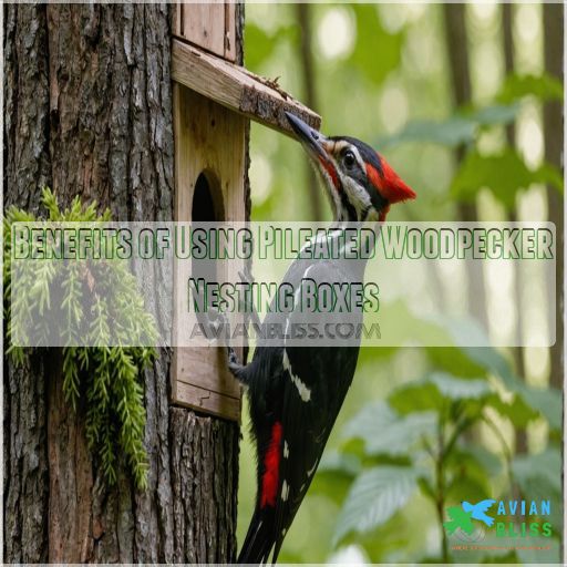 Benefits of Using Pileated Woodpecker Nesting Boxes