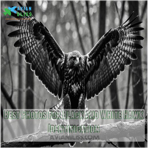 Best Photos for Black and White Hawk Identification