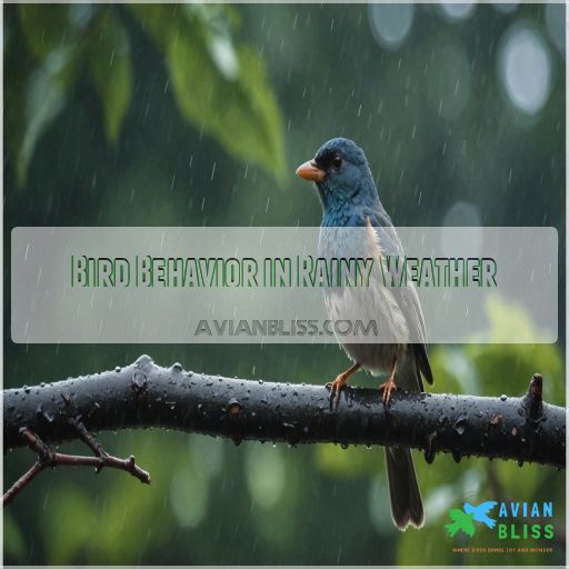 Bird Behavior in Rainy Weather