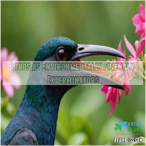 Birds as Environmentally Friendly Exterminators