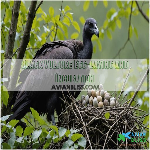 Black Vulture Egg-laying and Incubation