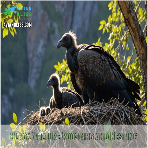 Black Vulture Roosting and Nesting