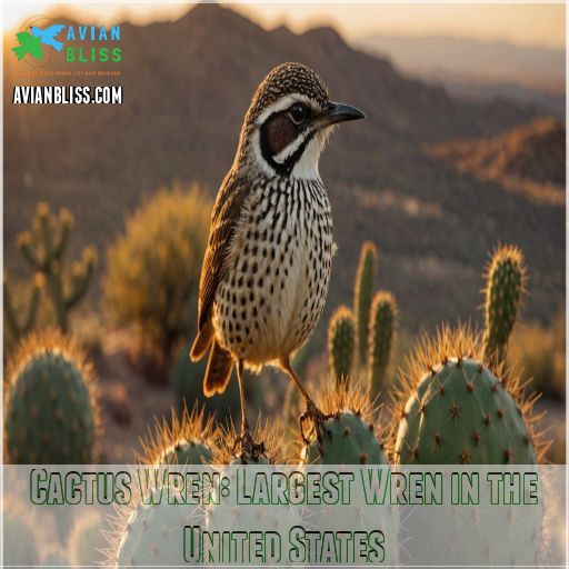 Cactus Wren: Largest Wren in the United States