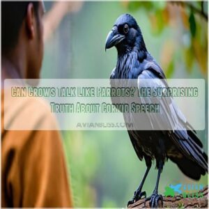 can crows talk like parrots