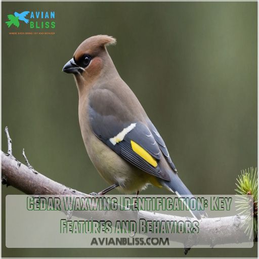 Cedar Waxwing Identification: Key Features and Behaviors