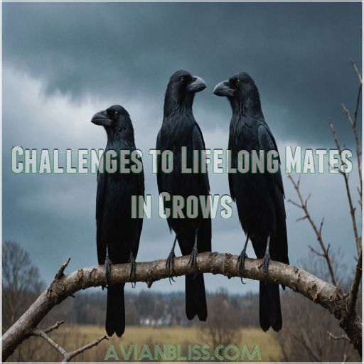 Challenges to Lifelong Mates in Crows