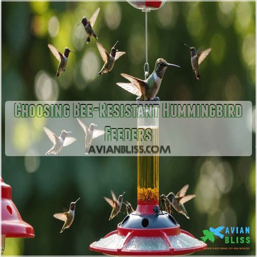 Choosing Bee-Resistant Hummingbird Feeders