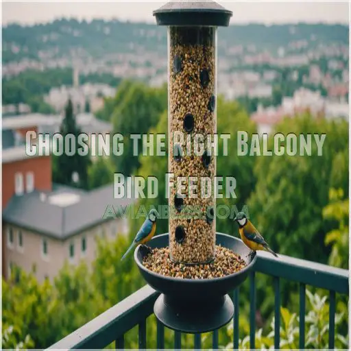 Choosing the Right Balcony Bird Feeder