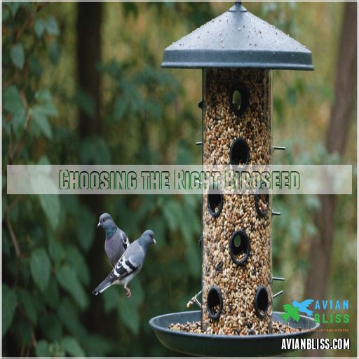 Choosing the Right Birdseed