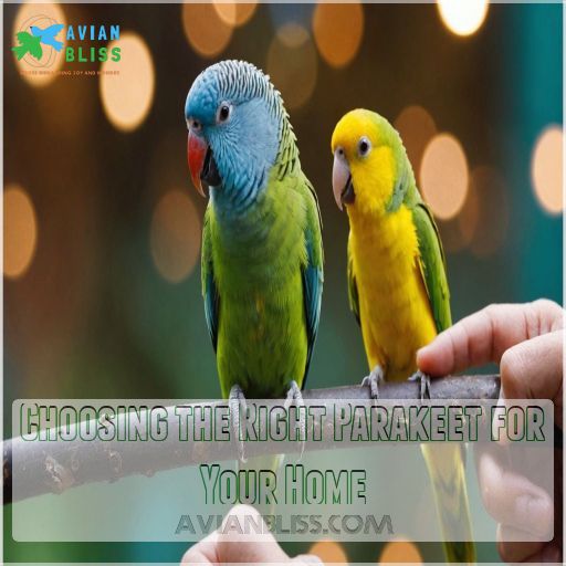 Choosing the Right Parakeet for Your Home