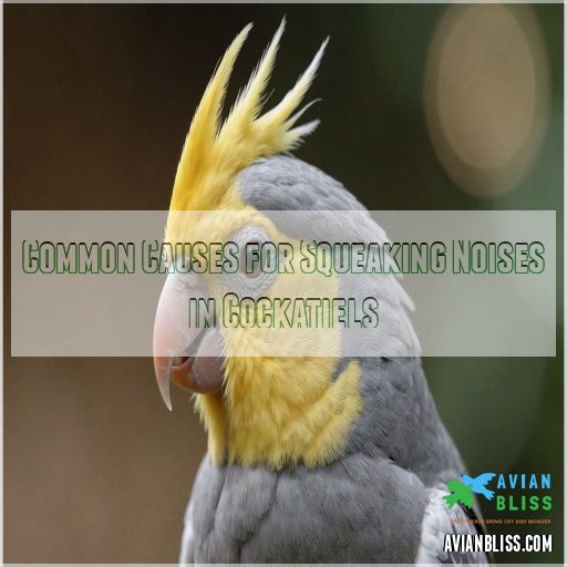 Common Causes for Squeaking Noises in Cockatiels