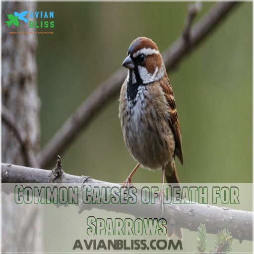 Common Causes of Death for Sparrows