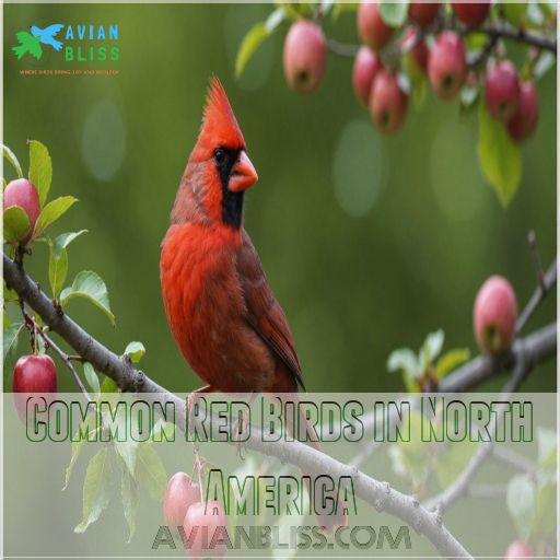 Common Red Birds in North America