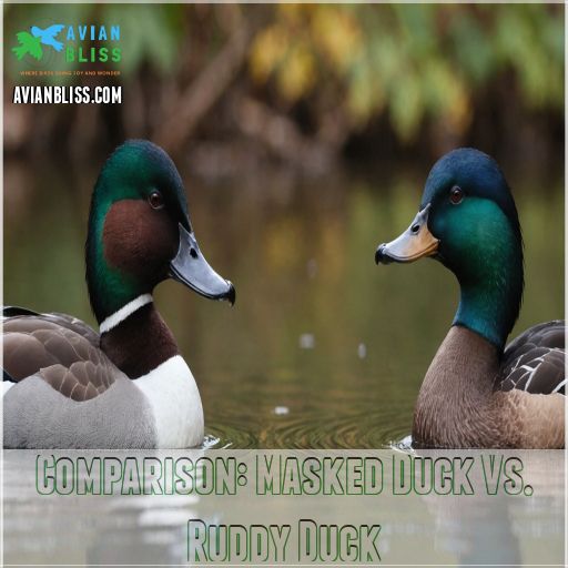 Comparison: Masked Duck Vs. Ruddy Duck