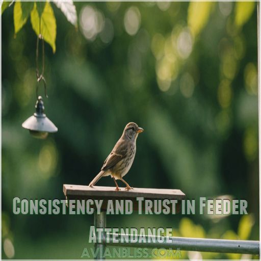 Consistency and Trust in Feeder Attendance