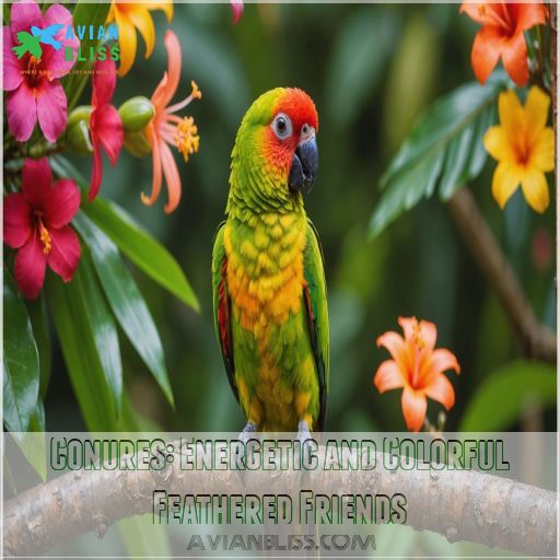 Conures: Energetic and Colorful Feathered Friends