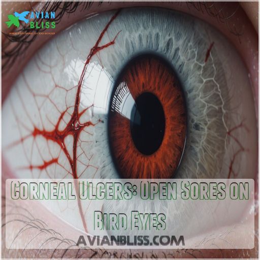 Corneal Ulcers: Open Sores on Bird Eyes