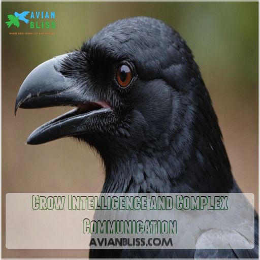 Crow Intelligence and Complex Communication