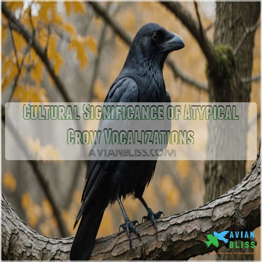 Cultural Significance of Atypical Crow Vocalizations