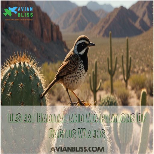 Desert Habitat and Adaptations of Cactus Wrens