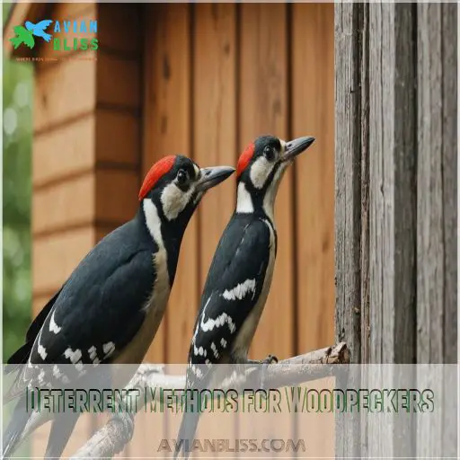 Deterrent Methods for Woodpeckers