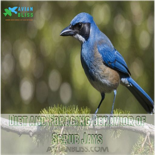 Diet and Foraging Behavior of Scrub Jays