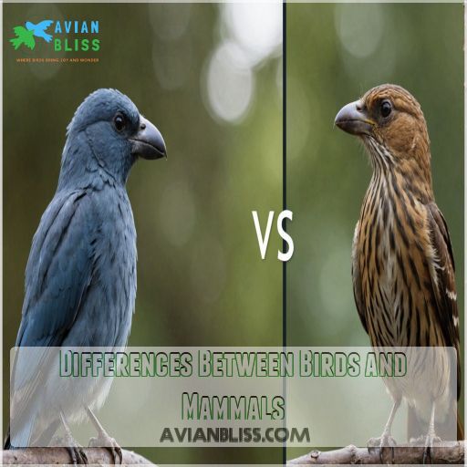 Differences Between Birds and Mammals