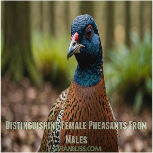 Distinguishing Female Pheasants From Males