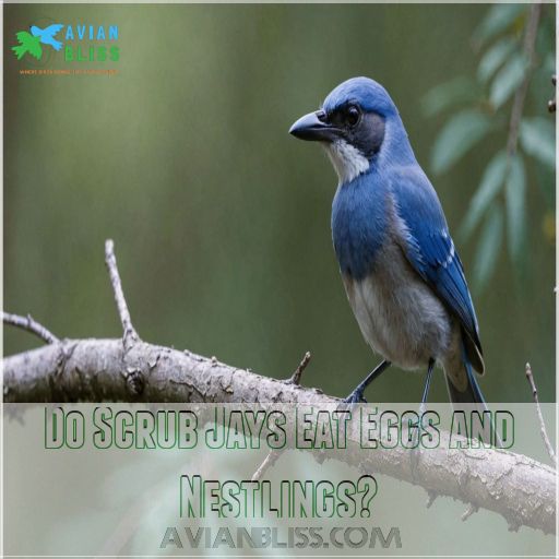 Do Scrub Jays Eat Eggs and Nestlings