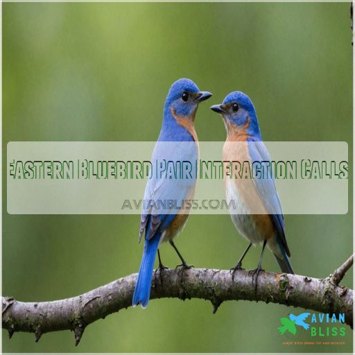 Eastern Bluebird Pair Interaction Calls