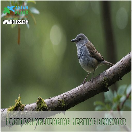 Factors Influencing Nesting Behavior