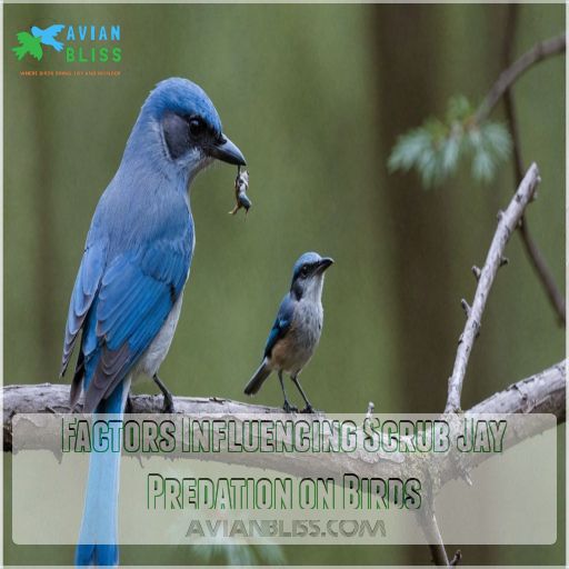 Factors Influencing Scrub Jay Predation on Birds