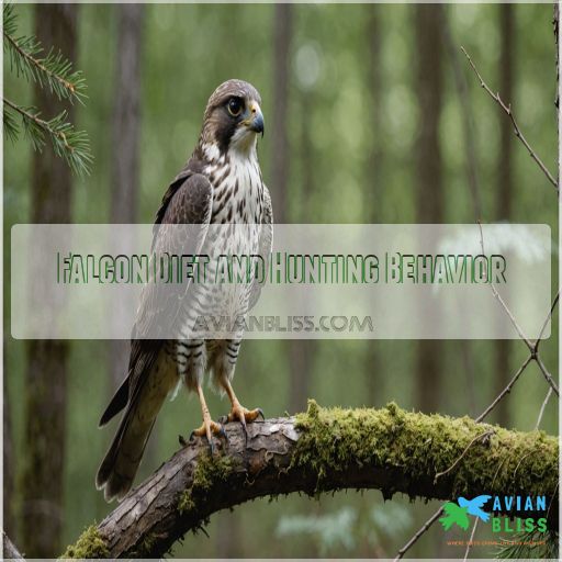 Falcon Diet and Hunting Behavior