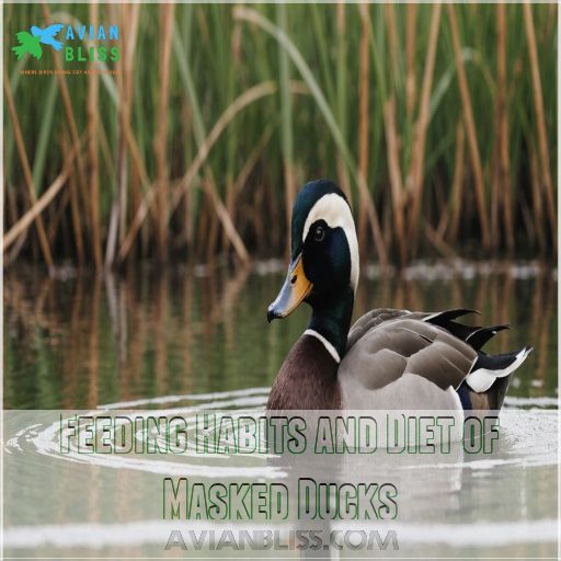 Feeding Habits and Diet of Masked Ducks