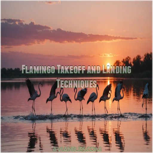 Flamingo Takeoff and Landing Techniques