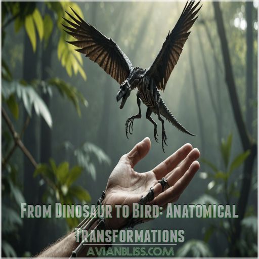 From Dinosaur to Bird: Anatomical Transformations