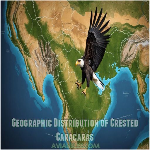 Geographic Distribution of Crested Caracaras