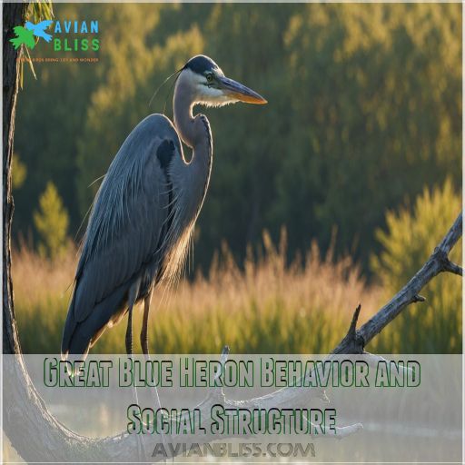 Great Blue Heron Behavior and Social Structure