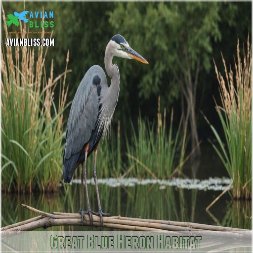 Great Blue Heron Habitat