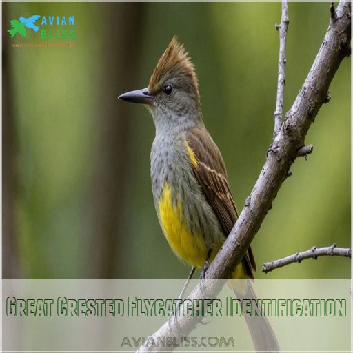 Great Crested Flycatcher Identification